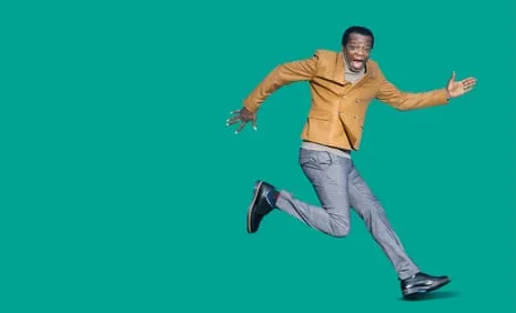 Standup Star Stephen K Amos: ‘My Feet Are a Disaster’ Plus They’re Connected to the Spindliest Legs Imaginable.